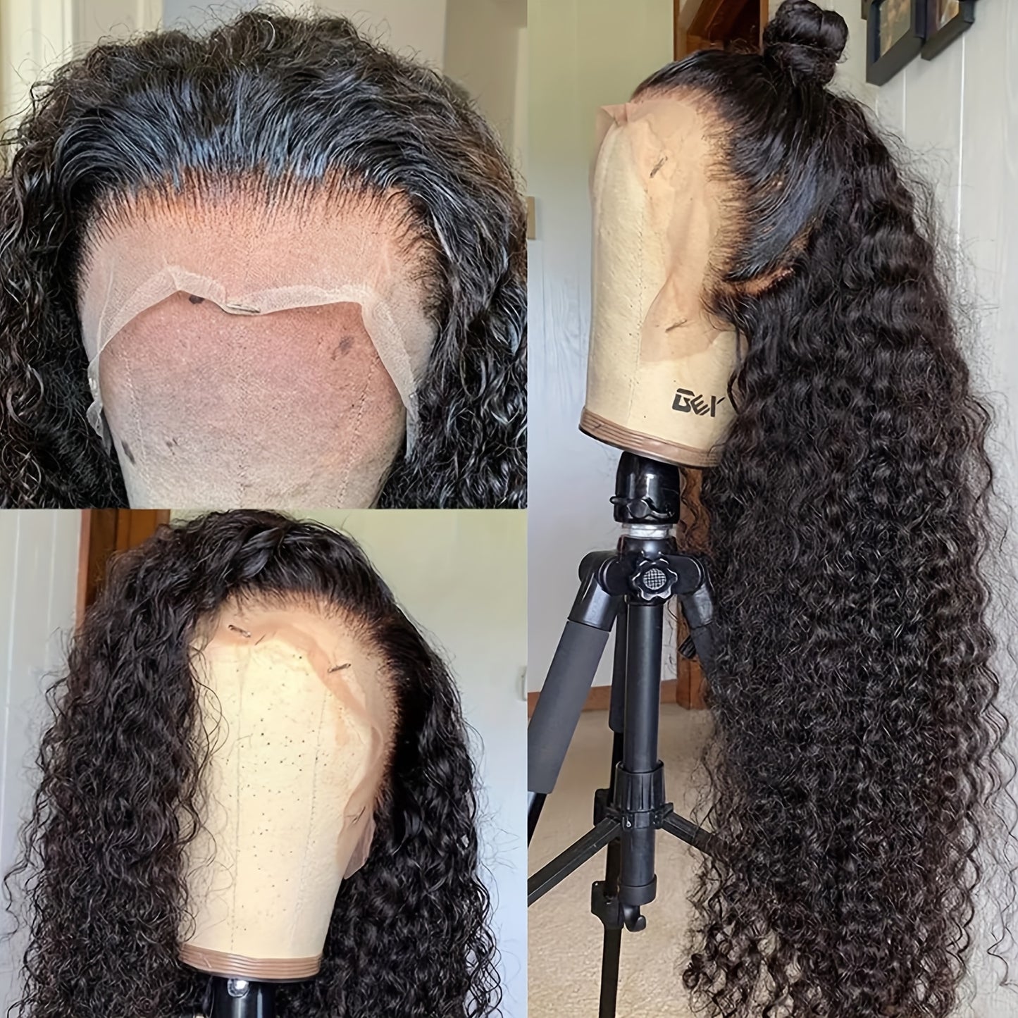 Wave Curl Black Wig