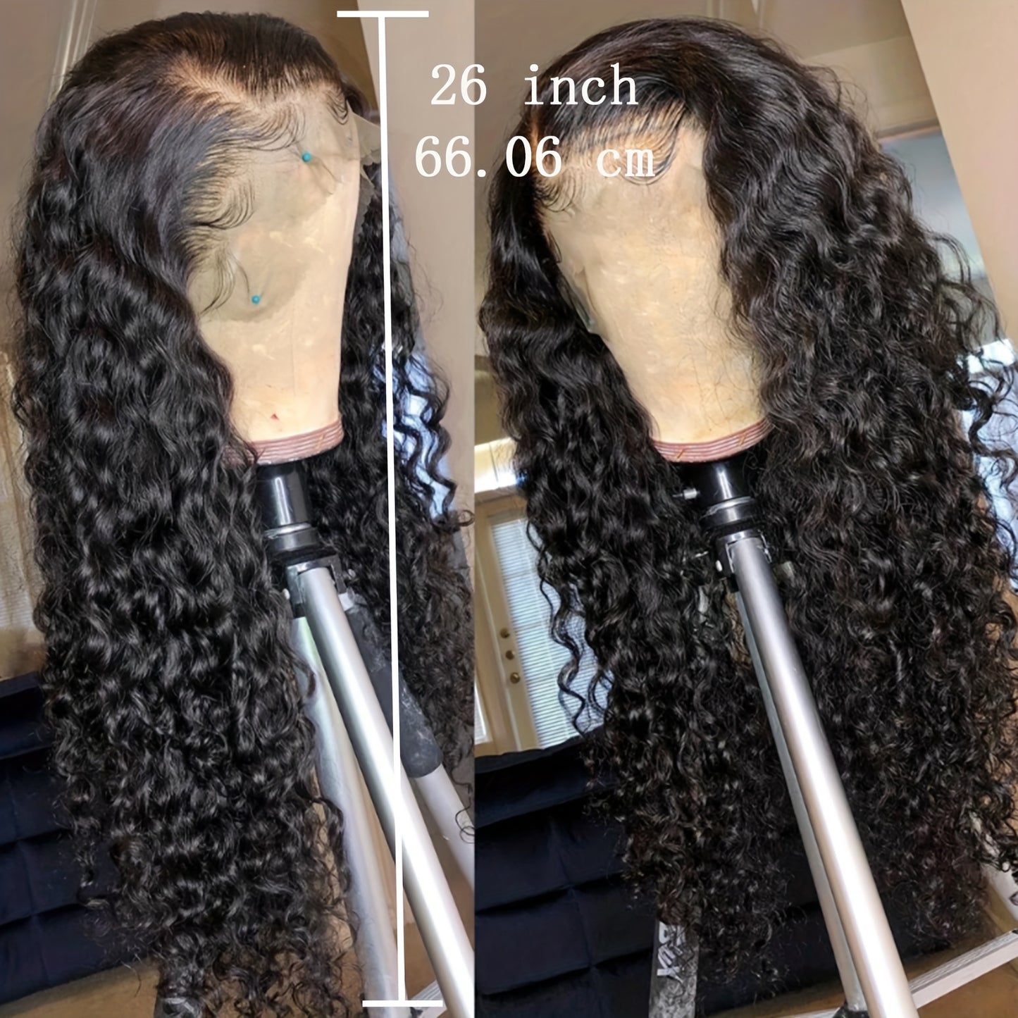 Wave Curl Black Wig