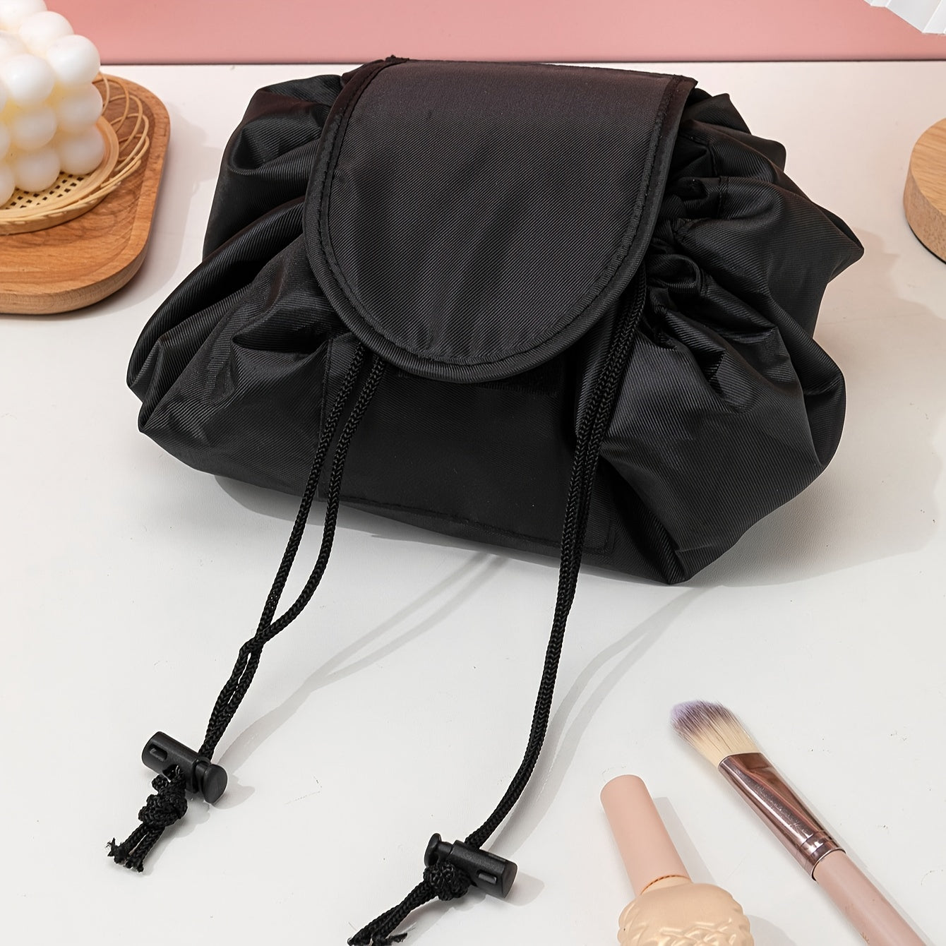 Drawstring Makeup Bag